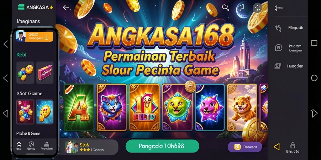 Screenshot aksi menarik dari gameplay Slot ANGKASA168.