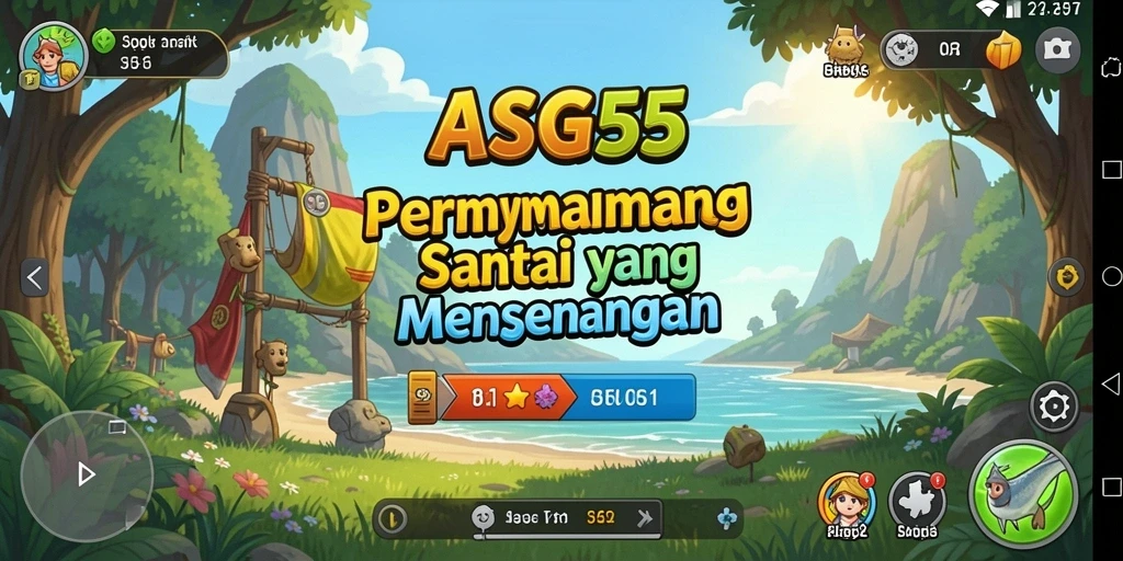 Screenshot ASG55 menampilkan momen seru dalam gameplay Casual.