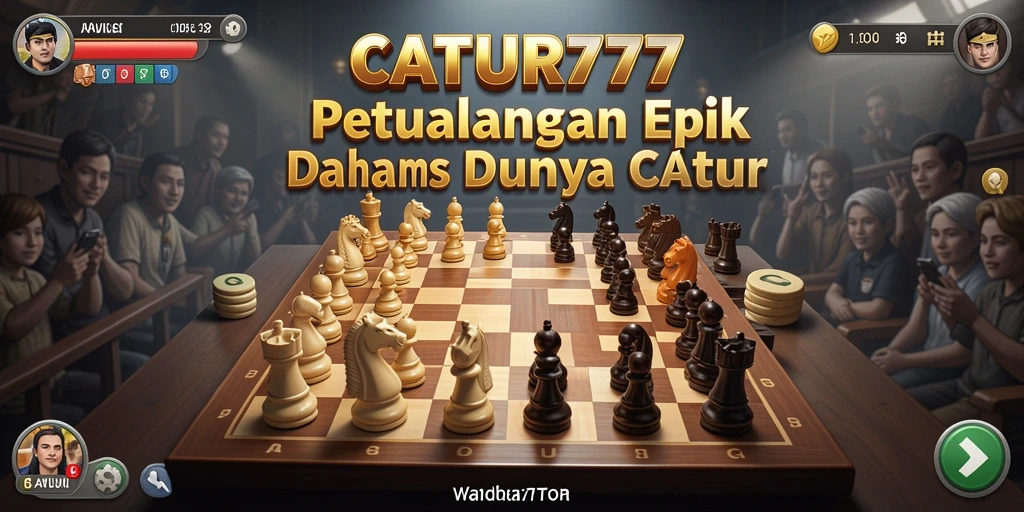 Tangkapan layar gameplay <strong>CATUR777</strong> yang menunjukkan pertarungan strategis yang seru.