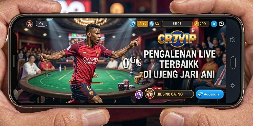 Gameplay Live Casino CR7VIP yang mendebarkan dan interaktif.