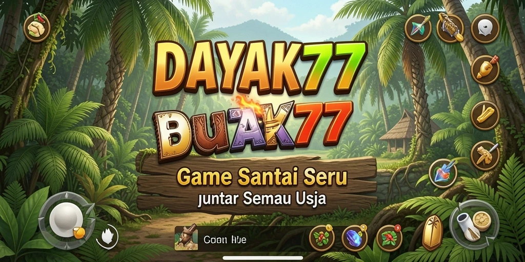 Tangkapan layar menunjukkan gameplay santai dari DAYAK777.