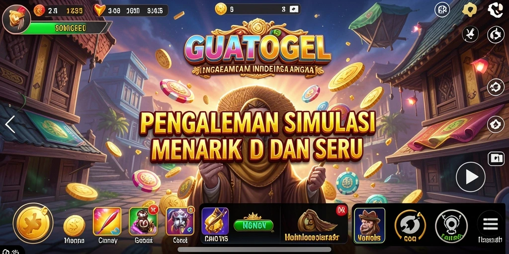 Tangkapan layar GUATOGEL menampilkan gameplay interaktif dan menarik.