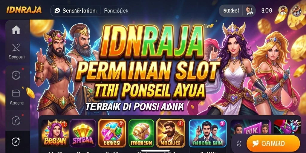 Tampilan gameplay slot yang menarik di IDNRAJA.