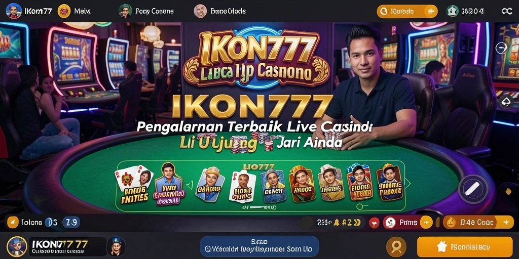 Tangkapan layar gameplay Live Casino yang mengasyikkan di IKON777.