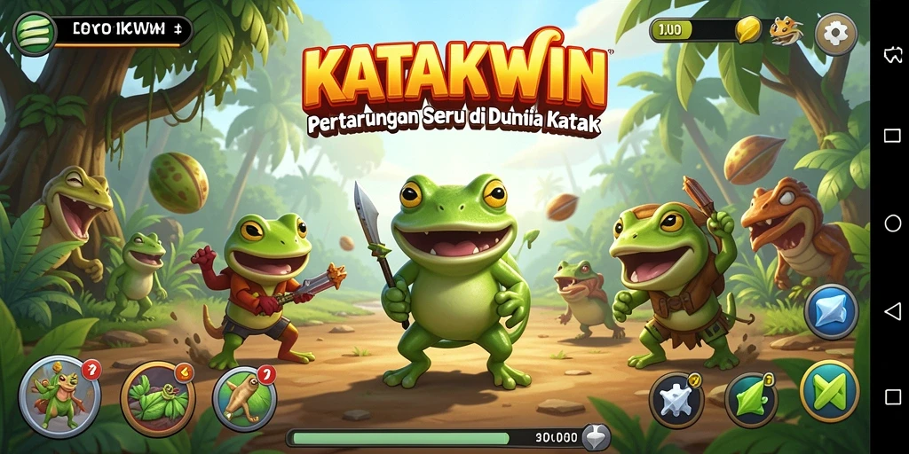 Gameplay seru saat bertarung di arena KATAKWIN.