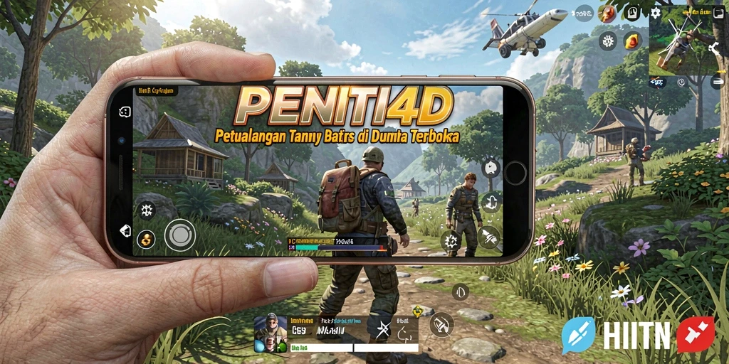 Tampilan gameplay PENITI4D dalam dunia terbuka yang luas dan menarik.