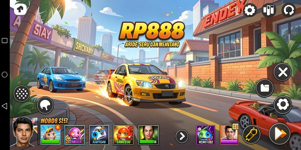 Tampilan menarik dari gameplay RP888 yang memikat para pemain.