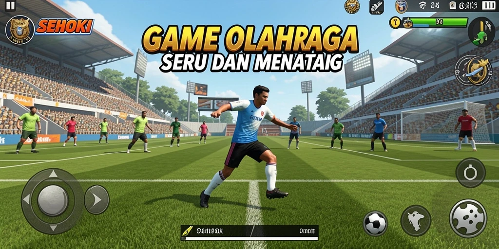 Gameplay SEHOKI yang seru dan kompetitif dalam olahraga.