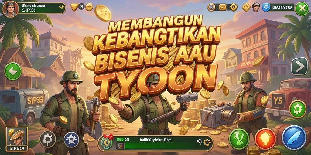 Menampilkan gameplay menarik dari SIP33 dengan elemen Tycoon.