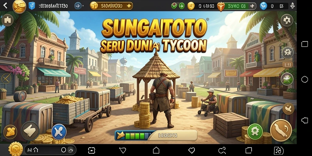 Tampilan gameplay SUNGAITOTO yang menawan dan penuh strategi Tycoon.