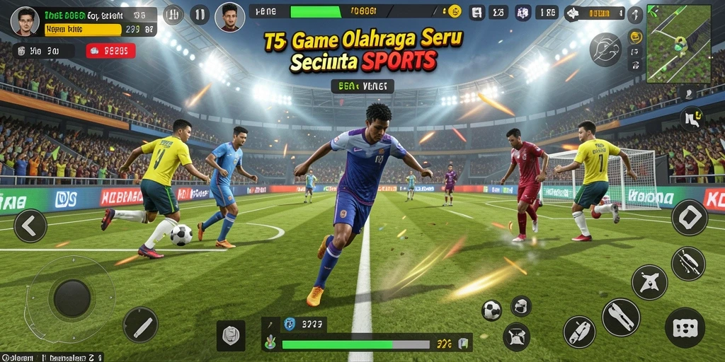 Gameplay mendebarkan dengan grafik tinggi di T6.